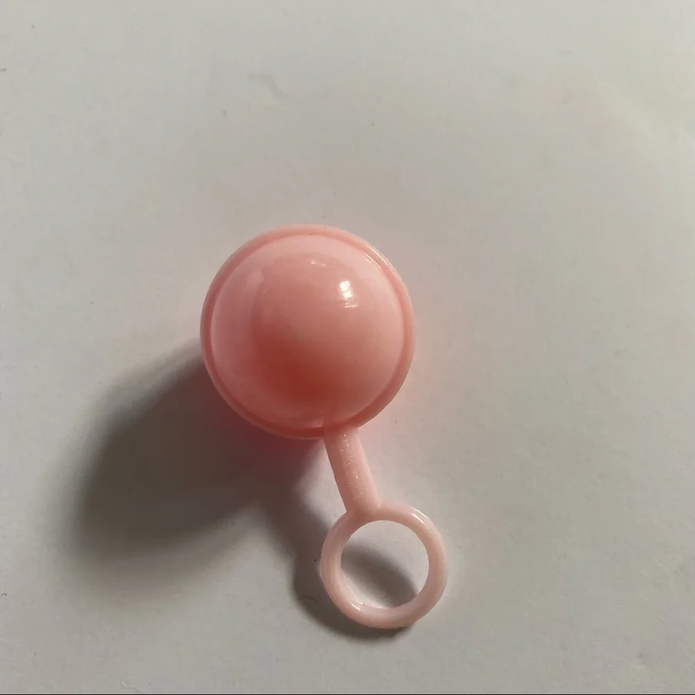Vintage Vogue Doll Rattle Accessory Toy Pink Kids 50s 60s Collectible Antique